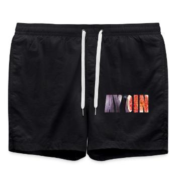 Aydin Feigen - Swim Trunks - black - Front - AI Model Male 185 light (185cm)