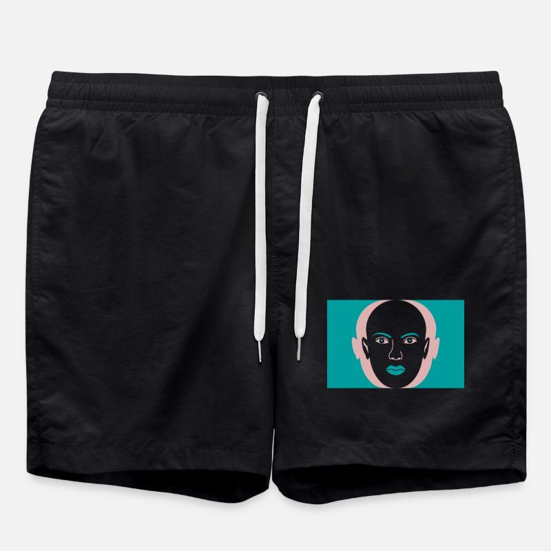 Design féminin - Short de bain - noir
