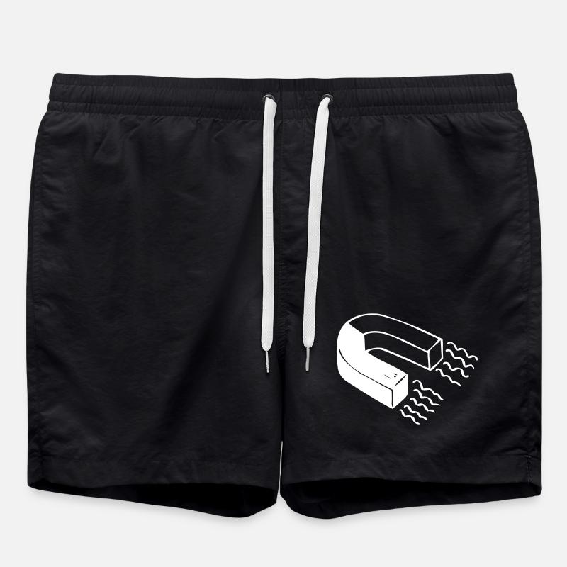 A magnet - Swim Trunks - black