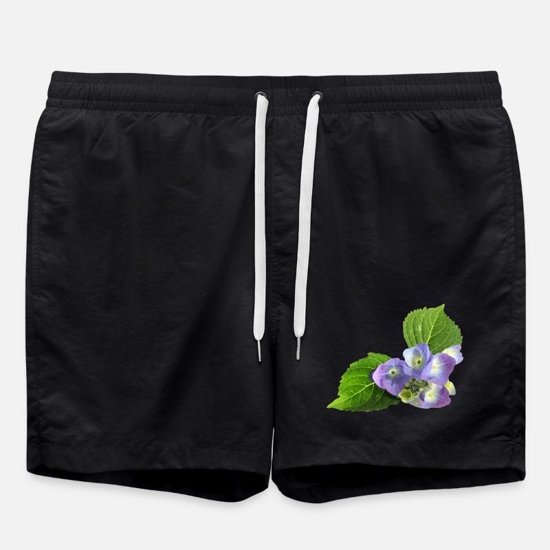 fleur - Short de bain - noir