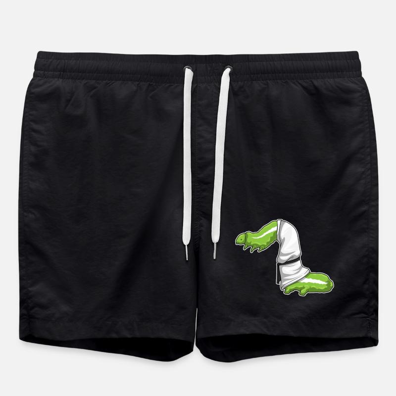 Raupe Karate Kampfsport - Badeshorts - Schwarz