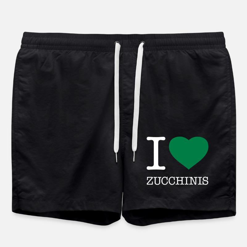 J’ADORE LES COURGETTES - Short de bain - noir