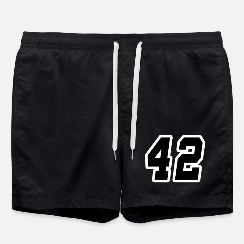 Nummer zweiundvierzig 42 - Badeshorts - Schwarz