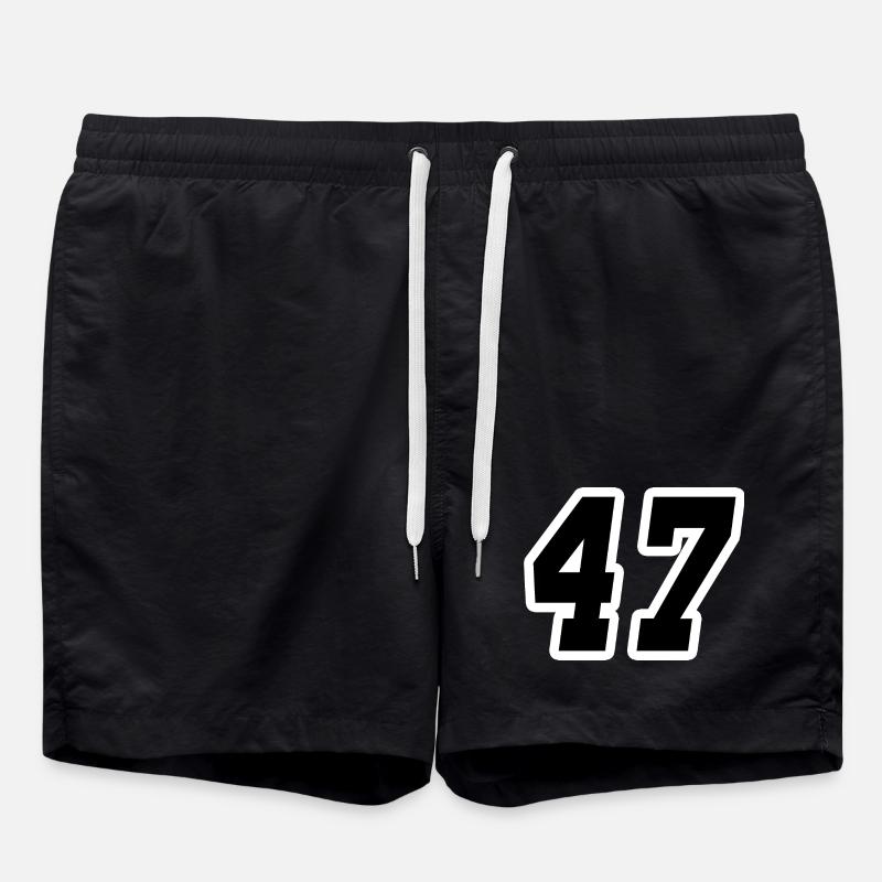 Nummer siebenundvierzig 47 - Badeshorts - Schwarz