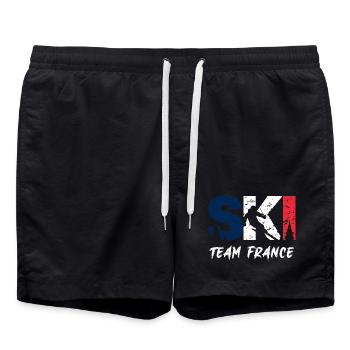 Ski Team France Emblem - Short de bain - noir - Devant - AI Model Male 185 light (185cm)