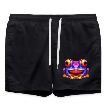 Grenouille - Short de bain - noir - Devant - AI Model Male 185 light (185cm)