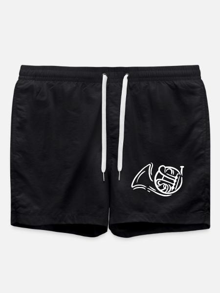 Waldhorn - Badeshorts - Schwarz