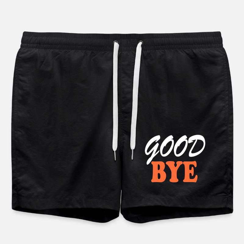 Goodbye - Swim Trunks - black
