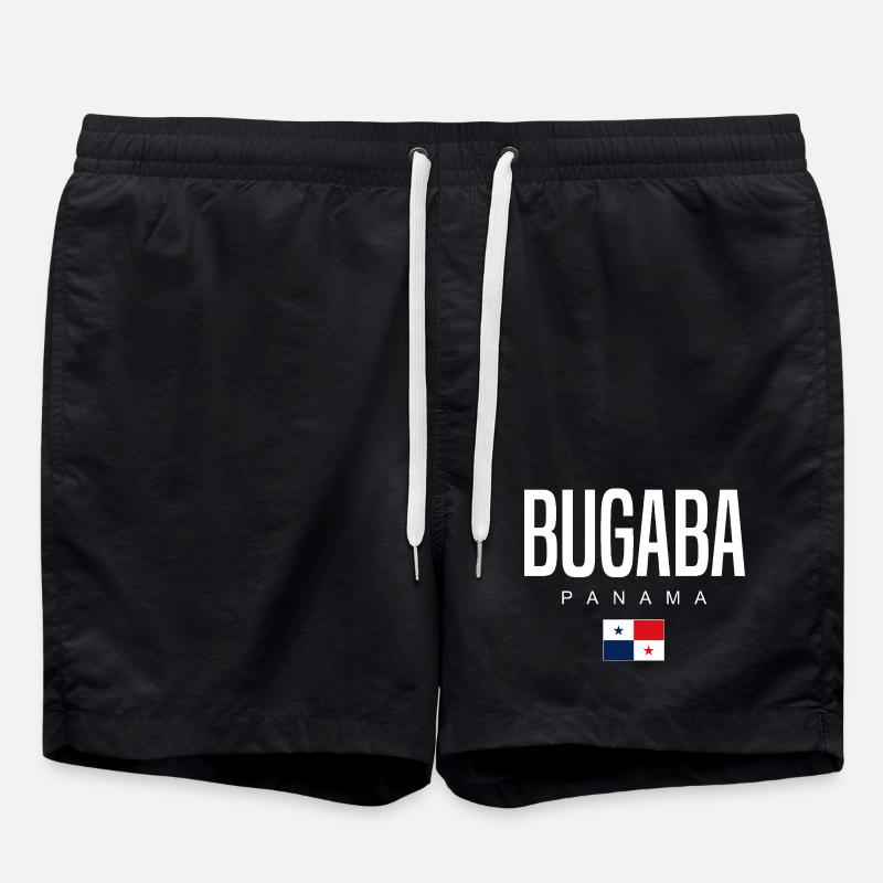 Bugaba Panama Panaméen - Short de bain - noir