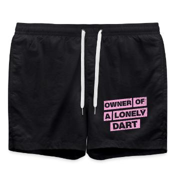Fléchettes Chemise Sweat à capuche Propriétaire d’une fléchette solitaire - Short de bain - noir - Devant - AI Model Male 185 light (185cm)