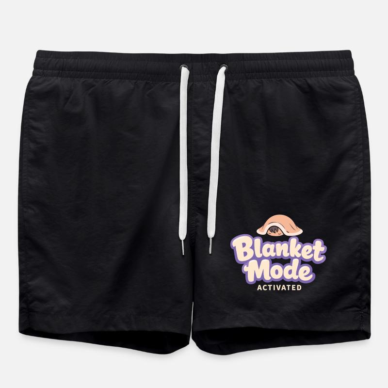 Anime-hausmensch Cuddly Weeb - Short de bain - noir