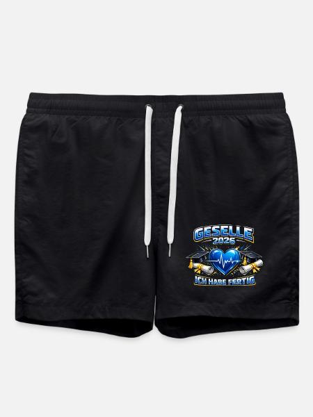 Journeyman 2026 Journeyman's exam passed Gift - Swim Trunks - black