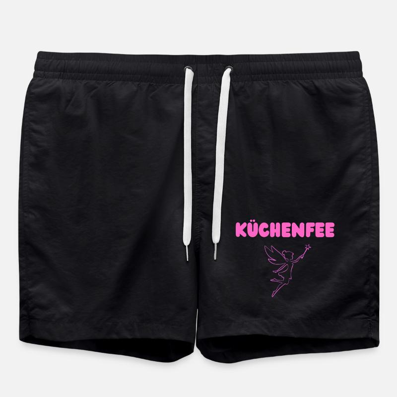 Kitchen Fairy - Swim Trunks - black