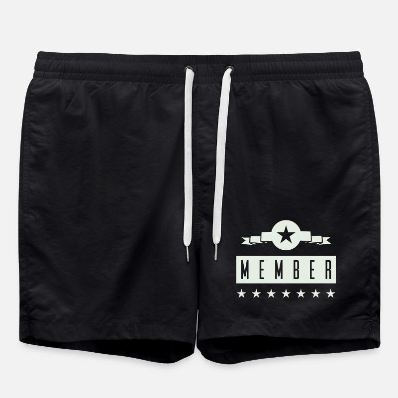 Membres - Short de bain - noir