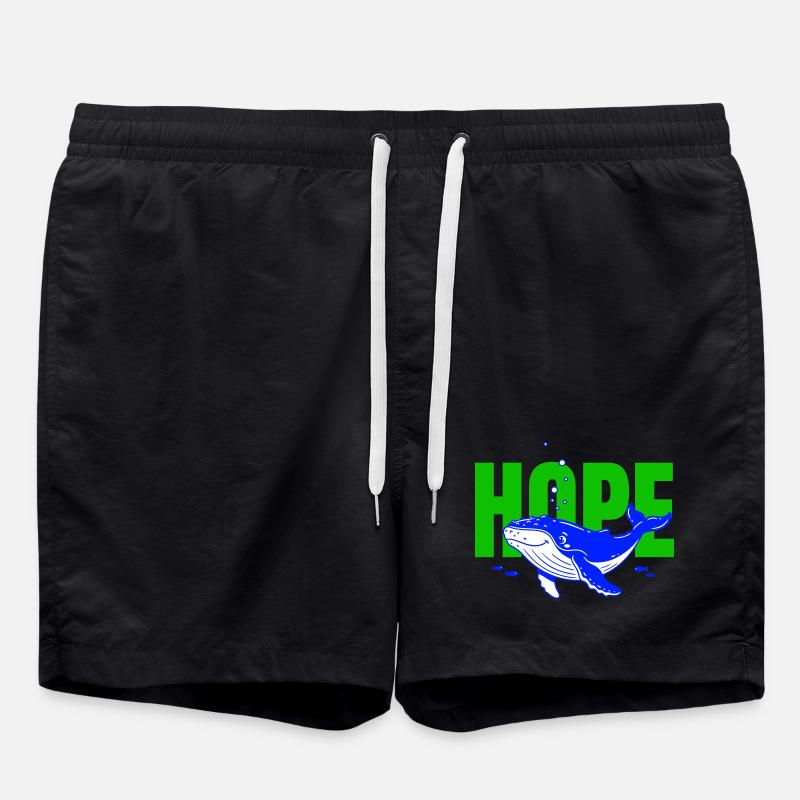 Whale Hope dans la mer Baltique - Short de bain - noir