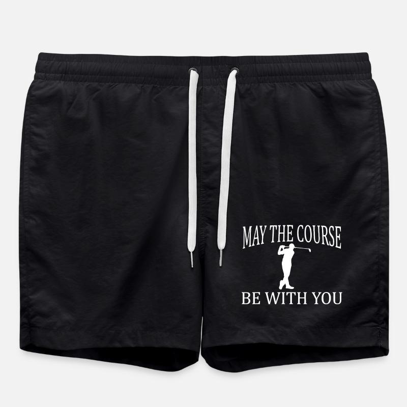 Möge der Kurs mit dir sein - Badeshorts - Schwarz