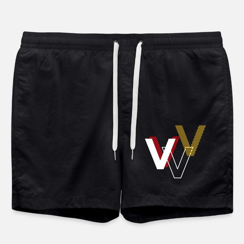 V v v - Short de bain - noir