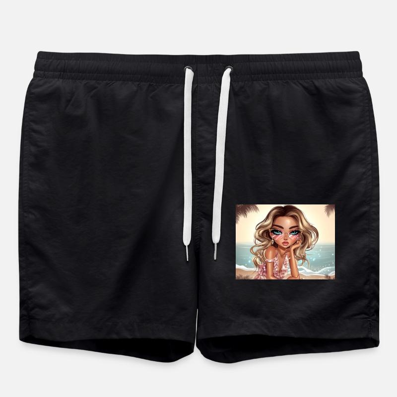 BellaBeauts beach - Swim Trunks - black