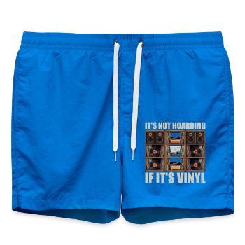 It's not hoarding if it's vinyl - Short de bain - cobalt blue - Devant