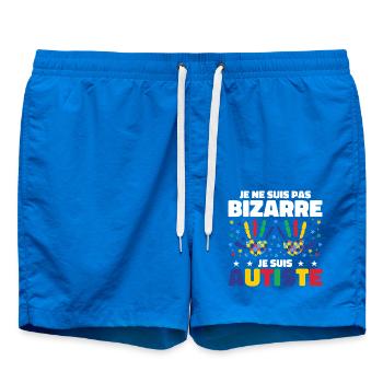 Je ne suis pas bizarre je suis autiste - Short de bain - cobalt blue - Devant