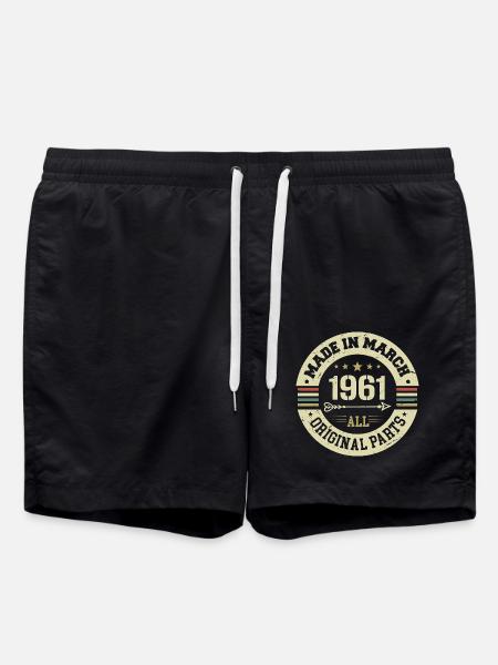 Legendary since March 1961 - Swim Trunks - black