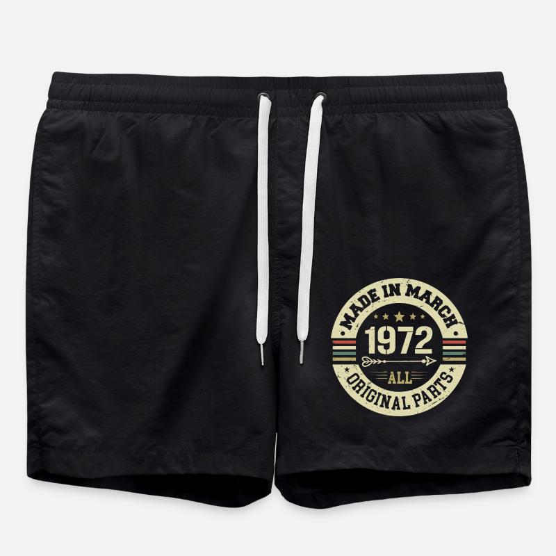 Legendary since March 1972 - Swim Trunks - black