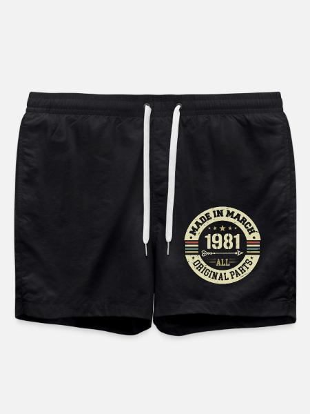 Legendary since March 1981 - Swim Trunks - black
