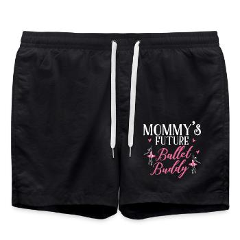 Ballet Mom Future - Swim Trunks - black - Front - AI Model Male 185 light (185cm)