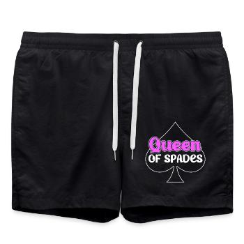 Pique de pique Jeu de cartes à jouer - Short de bain - noir - Devant - AI Model Male 185 light (185cm)