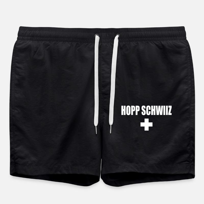 Hopp schwiiz - Swim Trunks - black