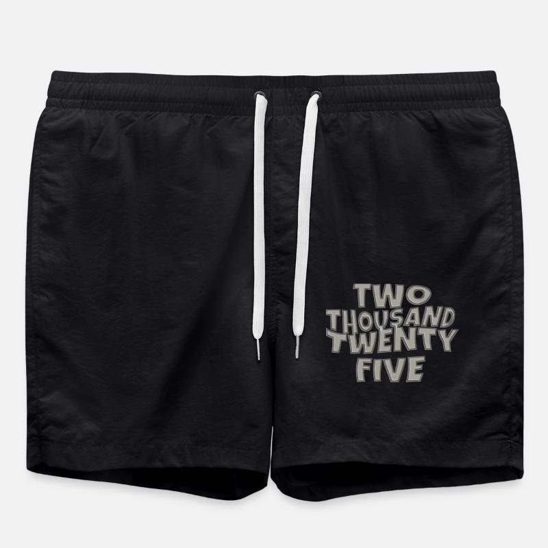 two thousand twenty five 4 - Swim Trunks - black
