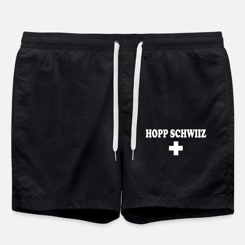 Hopp schwiiz - Short de bain - noir