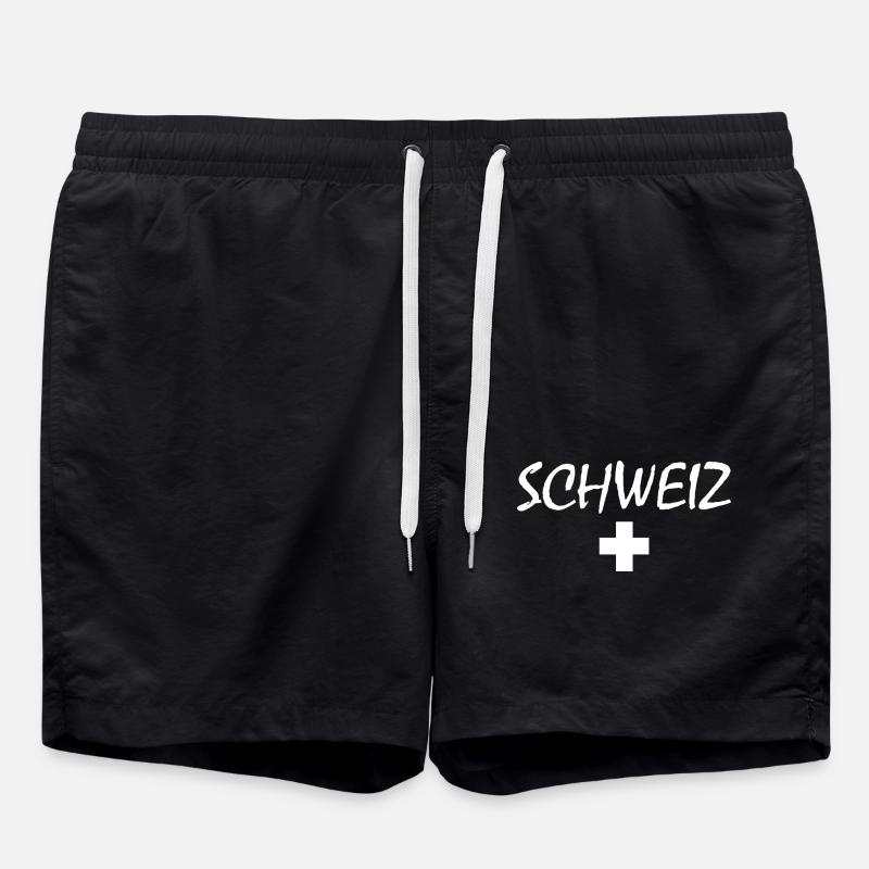 Suisse - Short de bain - noir