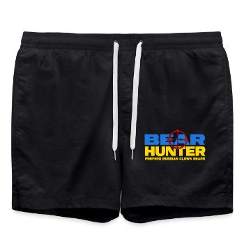 ukraine slava ukraini kiew - Badeshorts - Schwarz - Vorne - AI Model Male 185 light (185cm)