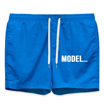 Modellbau Modelleisenbahn Eisenbahn Lok - Badeshorts - Cobalt blue - Vorne