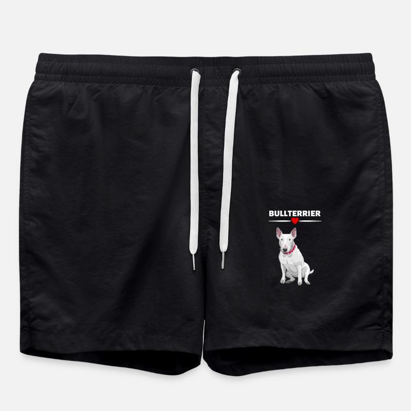 Bull terrier - Swim Trunks - black