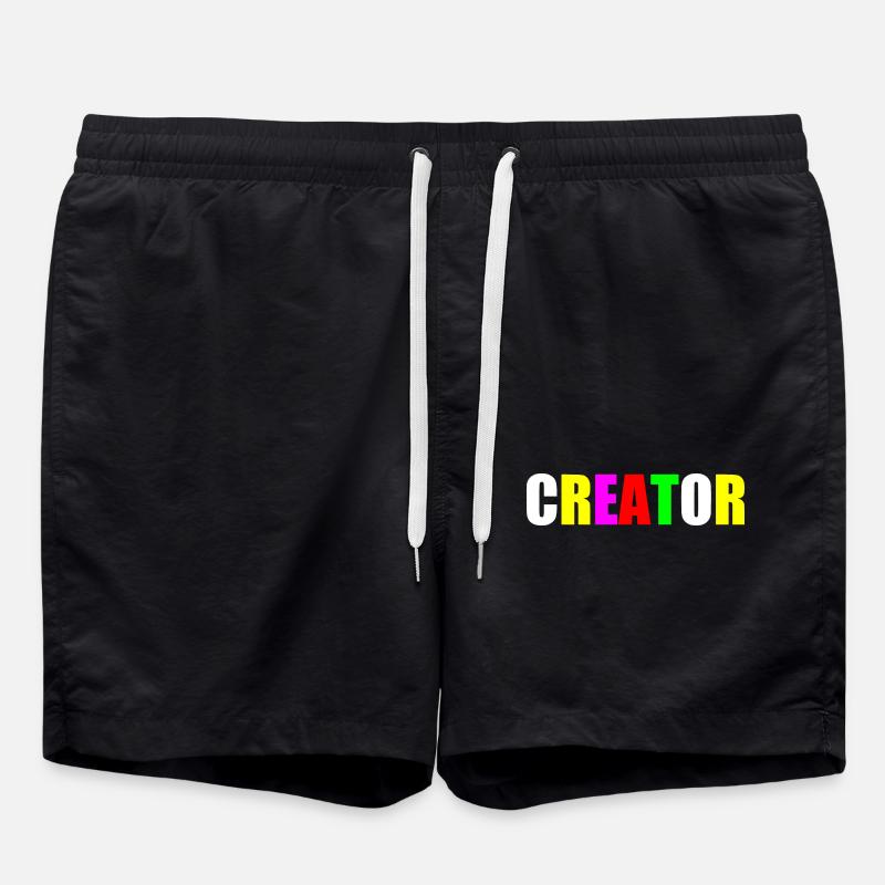 Creator - Short de bain - noir