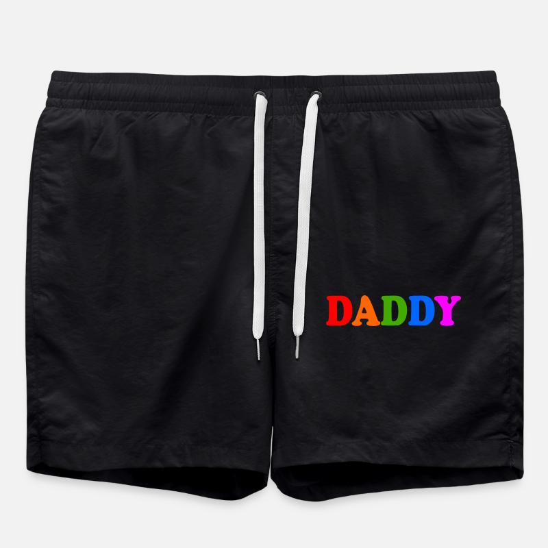 Daddy - Badeshorts - Schwarz