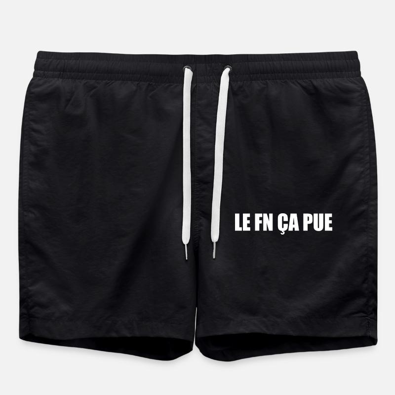 The FN stinks - Swim Trunks - black