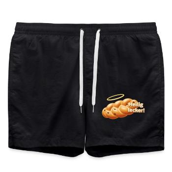 Sacré délicieux ! - Short de bain - noir - Devant - AI Model Male 185 light (185cm)