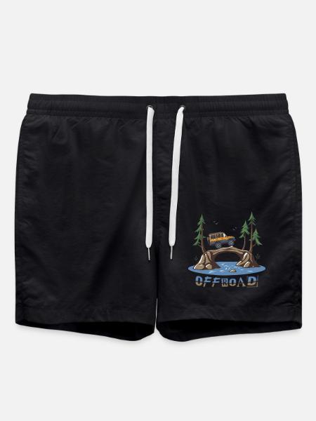 Off-road vehicles - Swim Trunks - black
