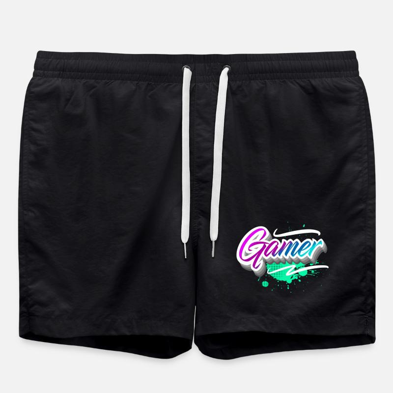 Gamer - Short de bain - noir