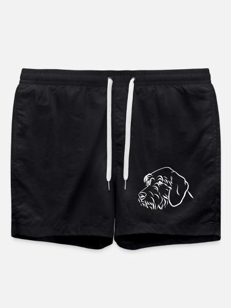 Portrait de chiens de chasse - Short de bain - noir