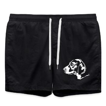 Hamiltonstövare Tête « Black Edition » - Short de bain - noir - Devant - AI Model Male 185 light (185cm)