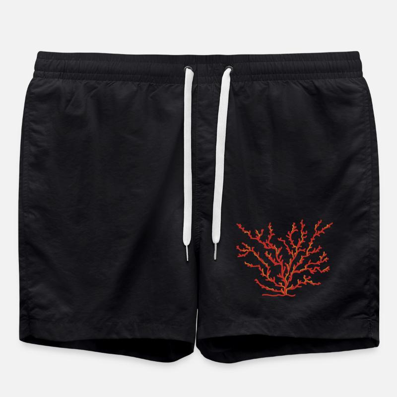Coral - Badeshorts - Schwarz