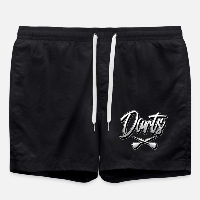 Darts - Swim Trunks - black