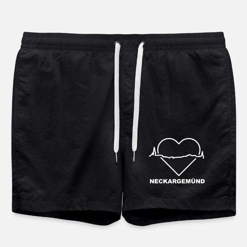 Neckargemünd - Battement de cœur - Short de bain - noir