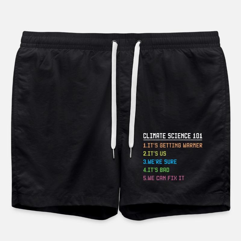 Science March Earth Day Climate Change Scientists - Badeshorts - Schwarz