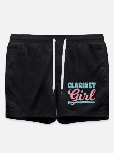 Clarinet player - Swim Trunks - black