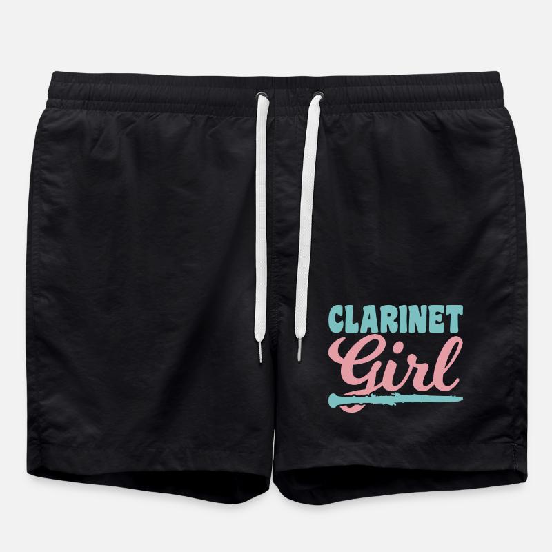 Clarinet player - Swim Trunks - black